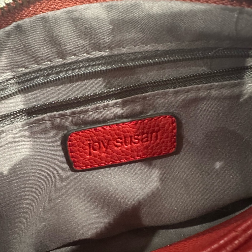 Joy Susan Red Crossbody Bag - Picture 4 of 5